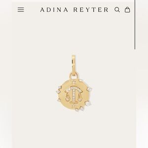 Adina Reyter Gold Libra Zodiac Charm Pendant
